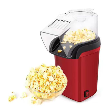 Hot Air Popper, Electric Popcorn Maker Machine Oil-Free, Healthy and Delicious Snack